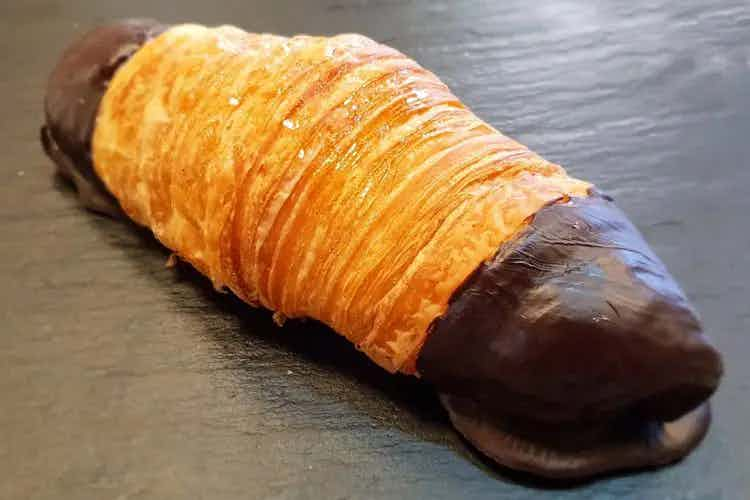 Croissant chocolate vegano