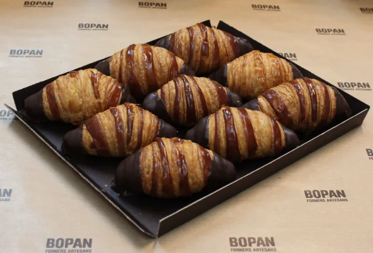 Bandeja croissants choco