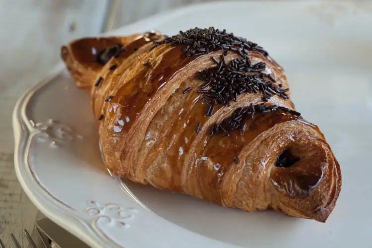 Croissant de chocolate