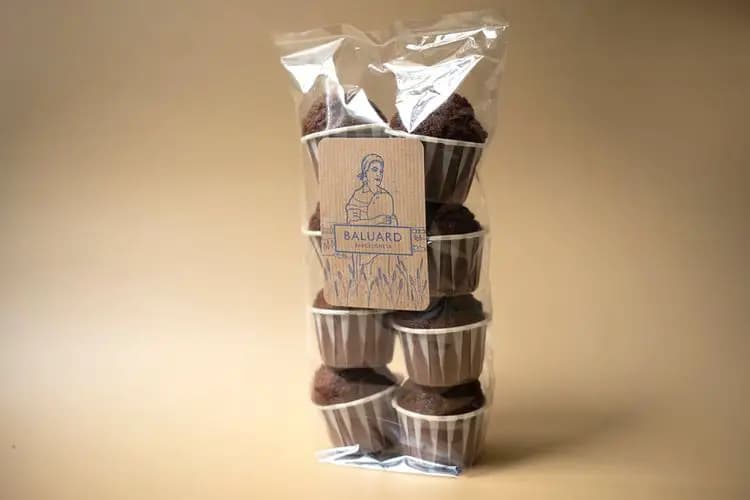 Mini magdalenas chocolate