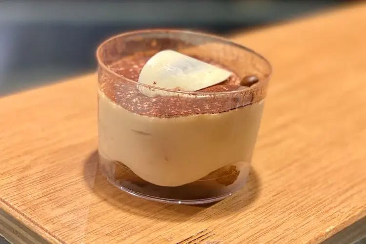 Tiramisú individual