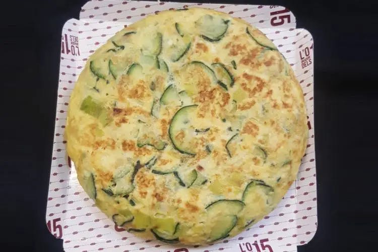 Tortilla de patatas y calabacín